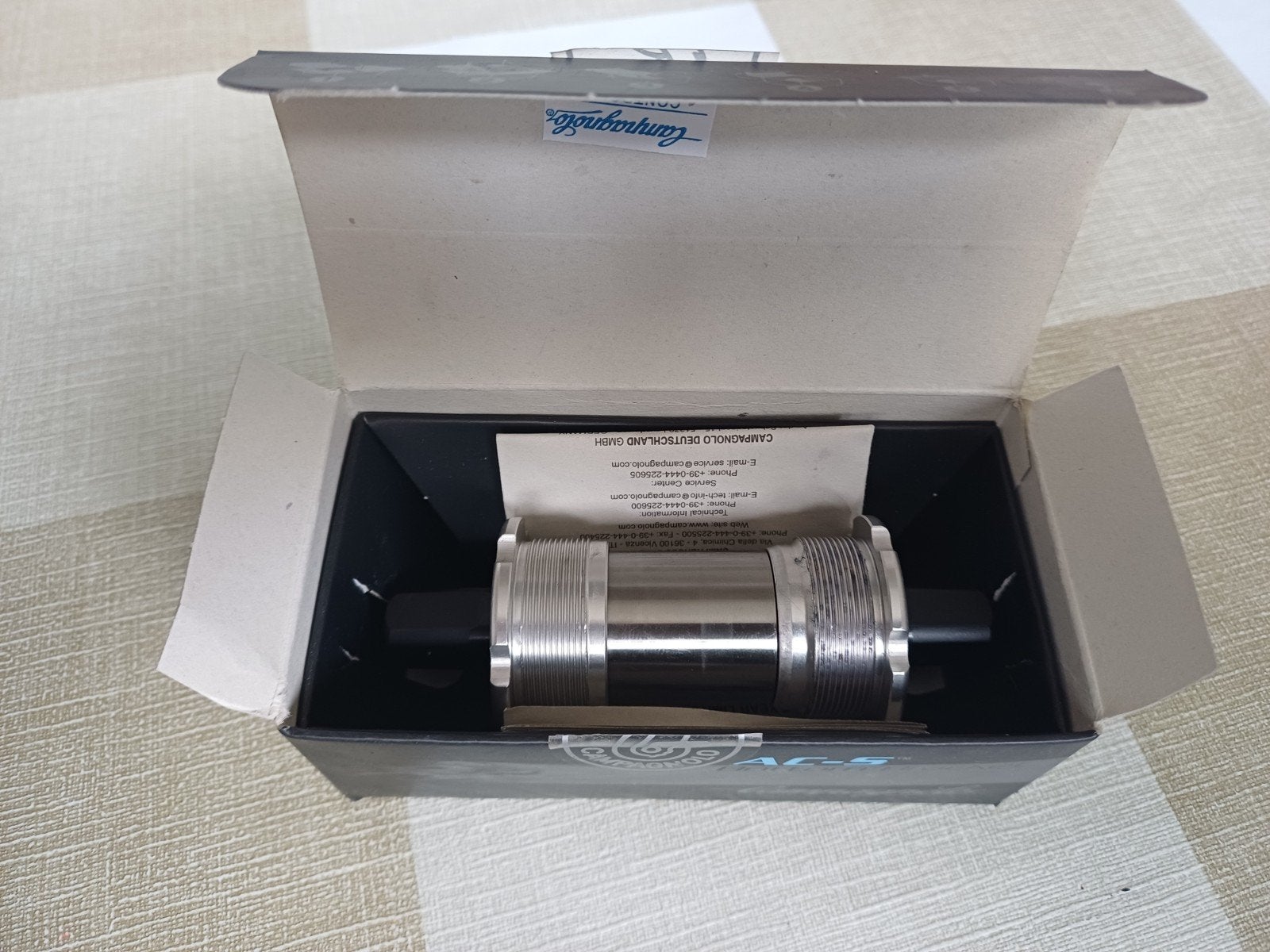 Campagnolo trapaslager 115 BSA, Crankstel of Pedalen, Nieuw, Ophalen of Verzenden, Aluminium