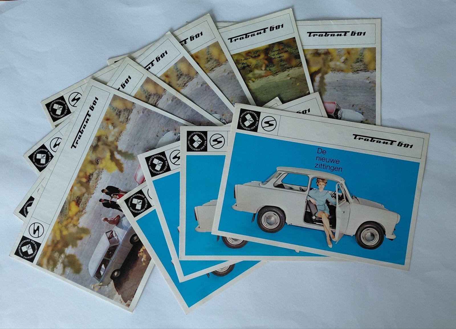 Trabant 601 Folder Collectie - Zeldzame Auto Documentatie, Gelezen, Folder, Verzenden, VEB Sachsenring Automobilwerke Zwickau