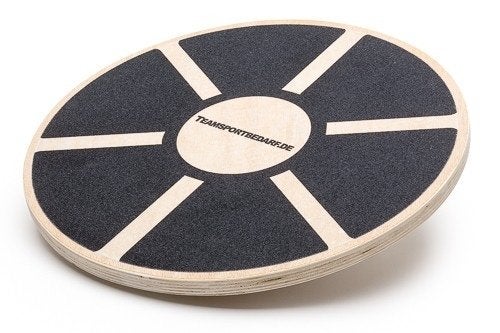 Houten balansbord (wiebelbord) - ø 41 cm (ophalen), Ophalen, Zo goed als nieuw, Buik