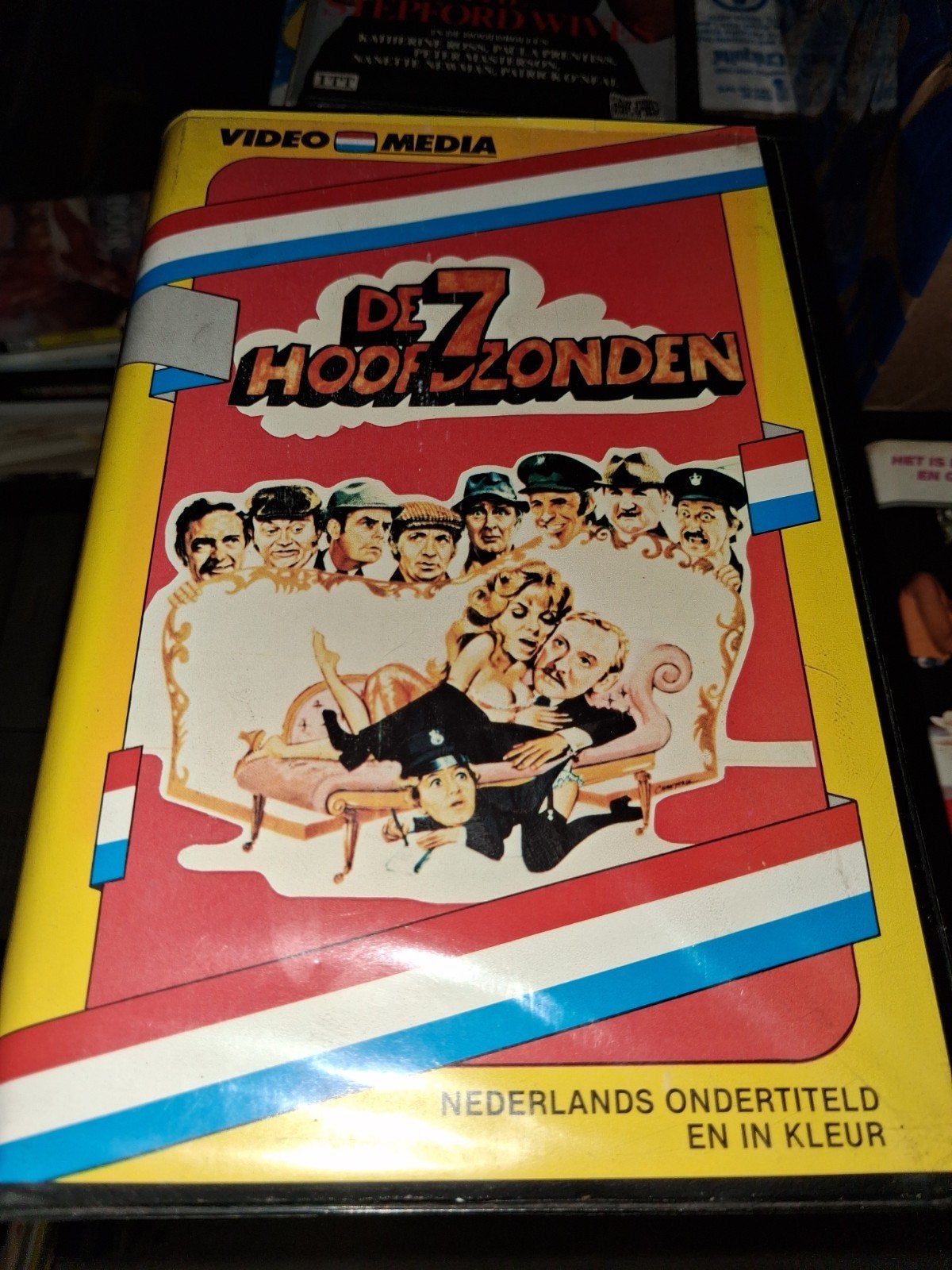 Vcc video2000 ex-rental  - De 7 Hoofdzonden, Cd's en Dvd's, Vanaf 16 jaar, Ophalen of Verzenden, Gebruikt, Horror