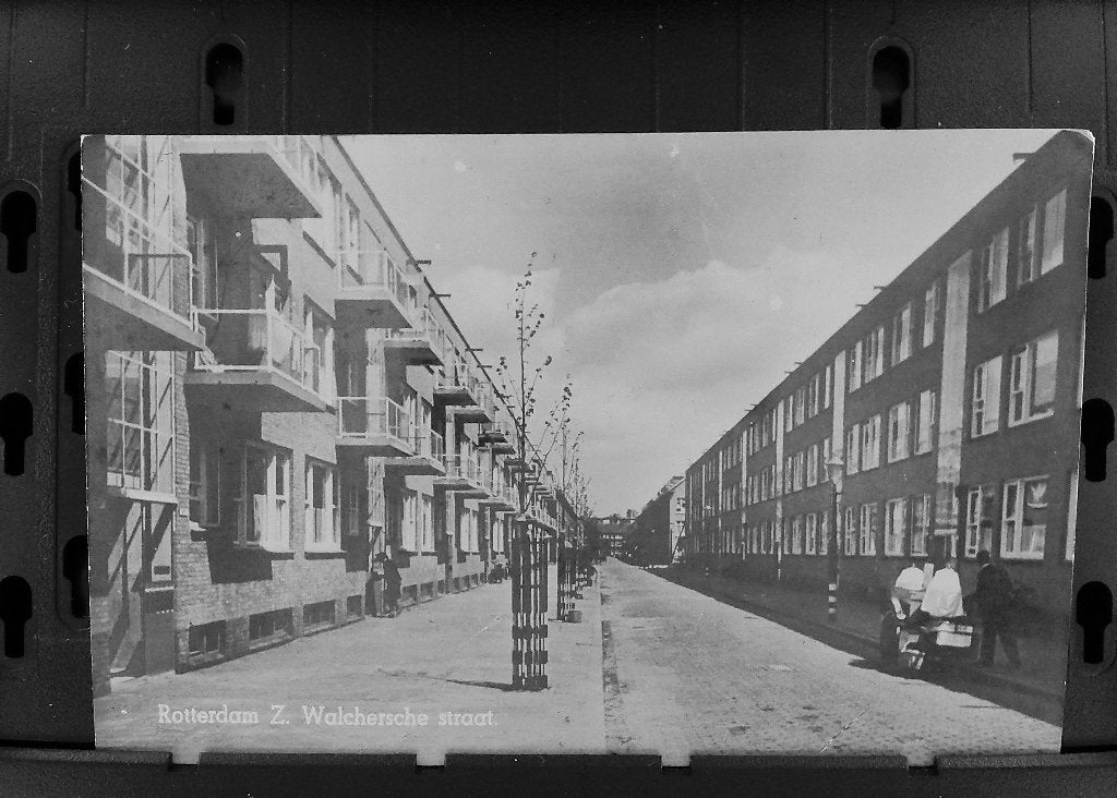 Rotterdam Z. - Walcherschestraat, Ophalen of Verzenden, 1940 tot 1960, Ongelopen, Zuid-Holland