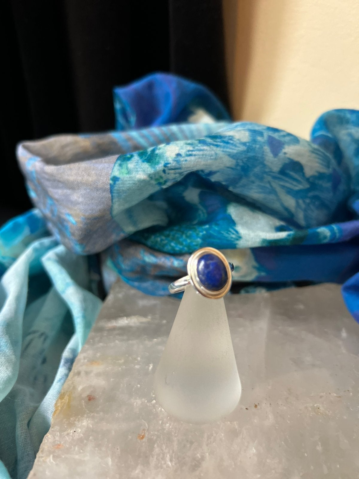Lapis lazuli geluk wijsheid magie intuïtie uniek beschermt, Blauw, Magnolia11, Nieuw, Ophalen of Verzenden