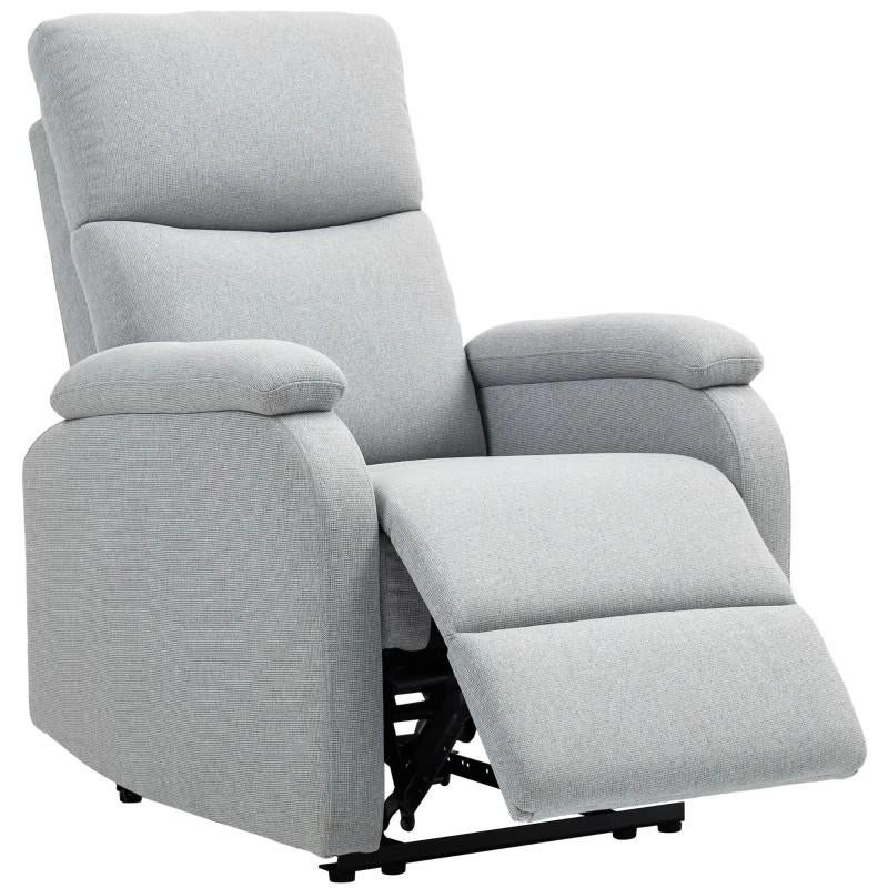 Grijze Relaxfauteuil tv stoel relaxstoel designstoel, Huis en Inrichting, Fauteuils, Modern, Comfortabel, Nieuw, 75 tot 100 cm