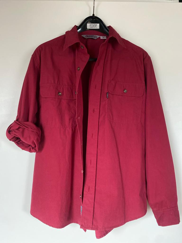 Scoutfit Scout Proof overhemd - Maat M - Rood, Ophalen of Verzenden, Zo goed als nieuw, Kleding