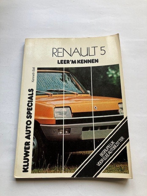 Renault 5 Leer 'm Kennen - Kluwer Auto Specials, Ophalen of Verzenden