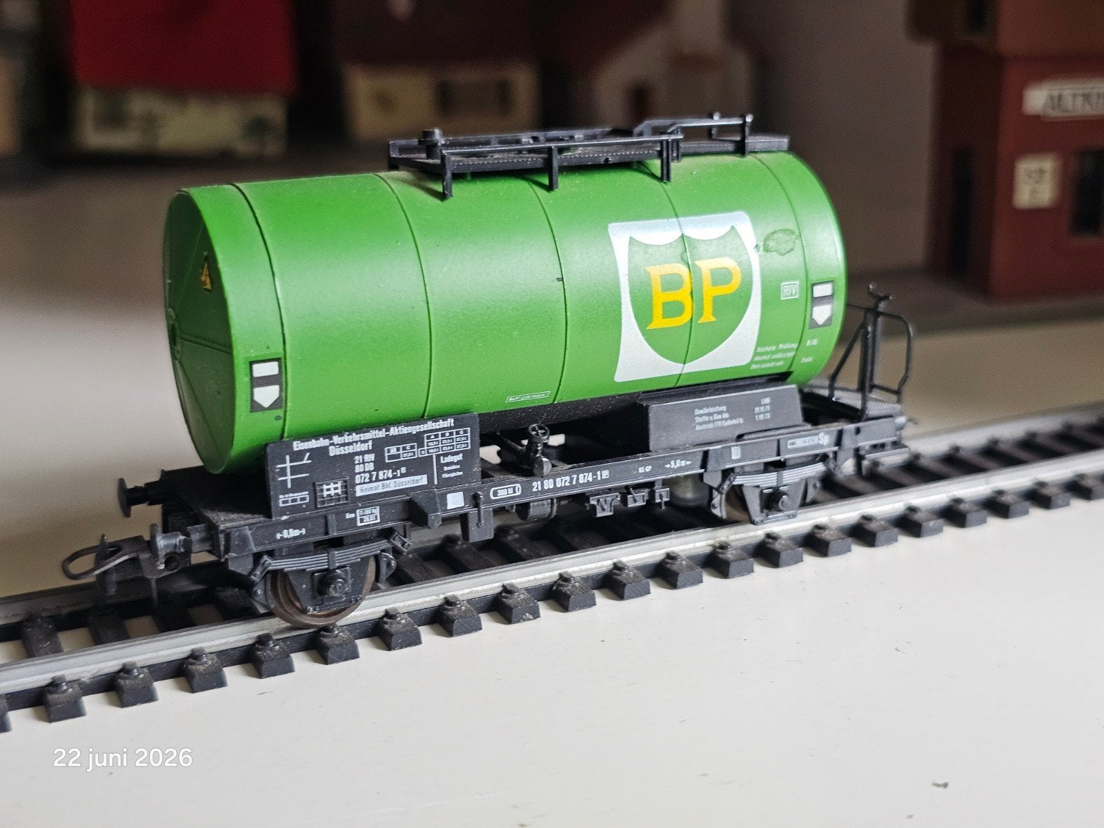 Roco HO BP ketelwagen - Zo goed als nieuw, Ophalen of Verzenden, Zo goed als nieuw, Wagon, Roco