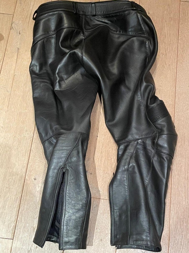 Lederen motorbroek MJK size XXL, Motoren, Broek | leer, Dames, Ophalen of Verzenden, MJK