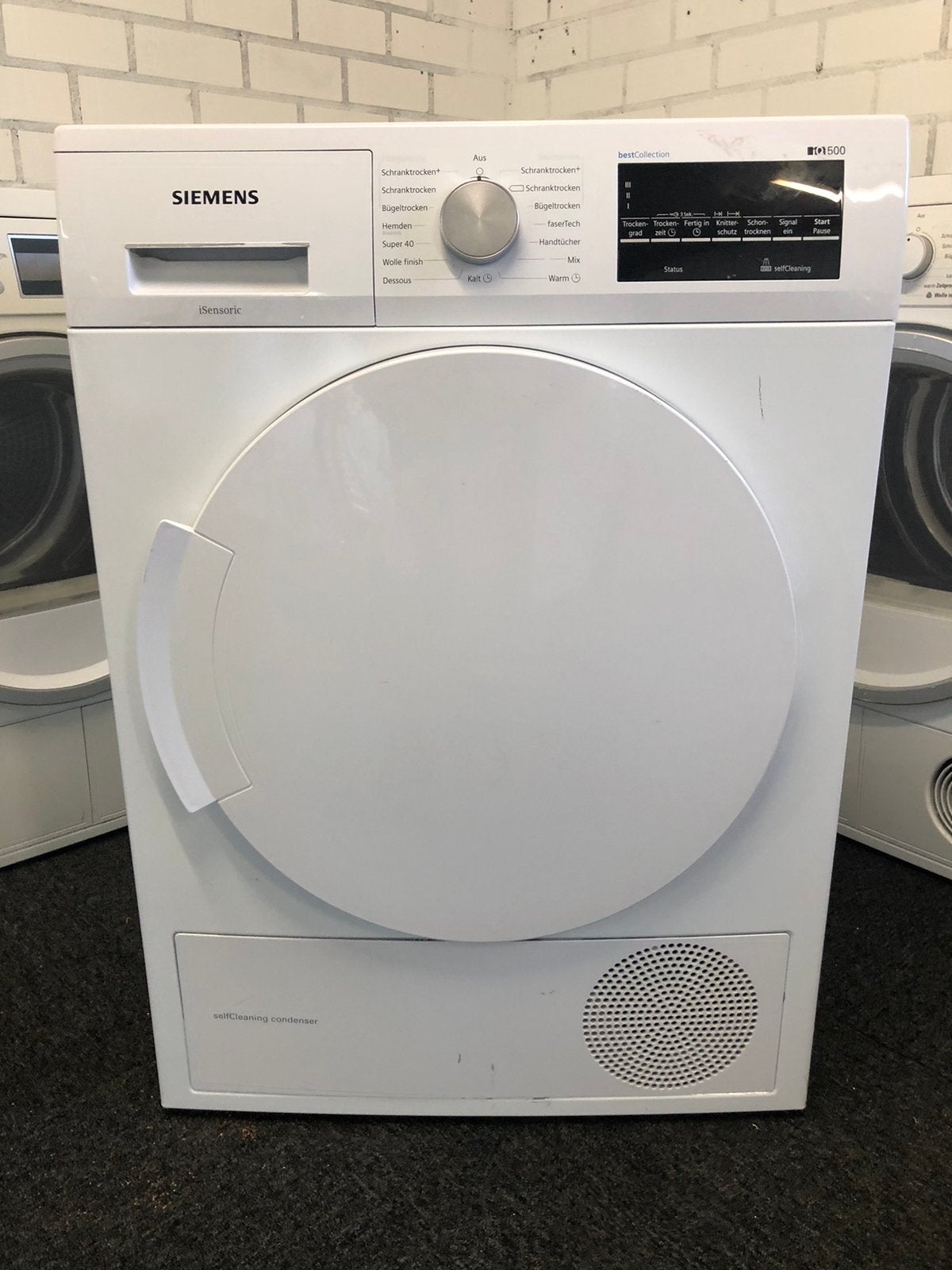 €325 A+++ 8kg warmtepomp droger Siemens iQ500 MET GARANTIE, Ophalen, Minder dan 85 cm, Overige typen, 8 tot 10 kg