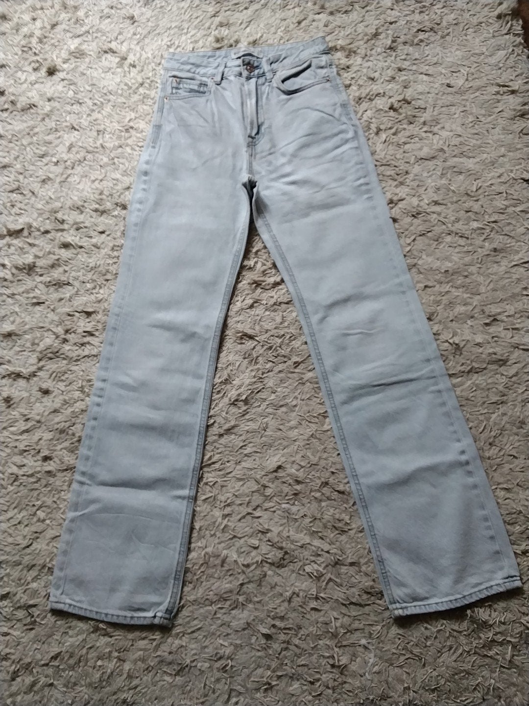 Stradivarius jeans - Lichtblauw - Maat 36, Blauw, Ophalen of Verzenden, Zo goed als nieuw, W28 - W29 (confectie 36)