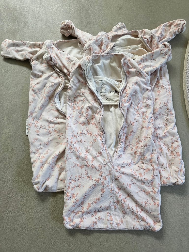 Slaapzak Puckababy Newborn Blossom (3 stuks), Gebruikt, Puckababy, Ophalen of Verzenden, Roze