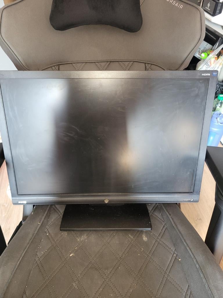 24 inch monitor Benq, Ophalen, Gebruikt, Full HD, 60 Hz of minder