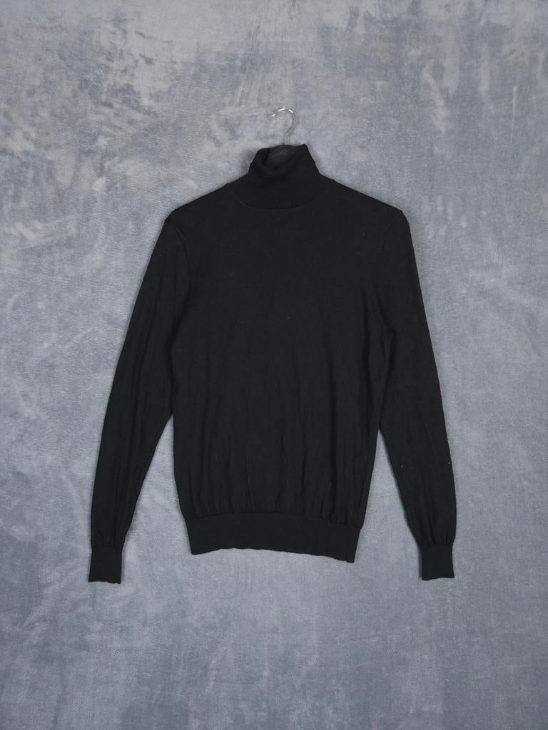 Suitsupply Coltrui M Zwart Merinowol Trui Pullover., Maat 48/50 (M), ., Zwart, Ophalen of Verzenden