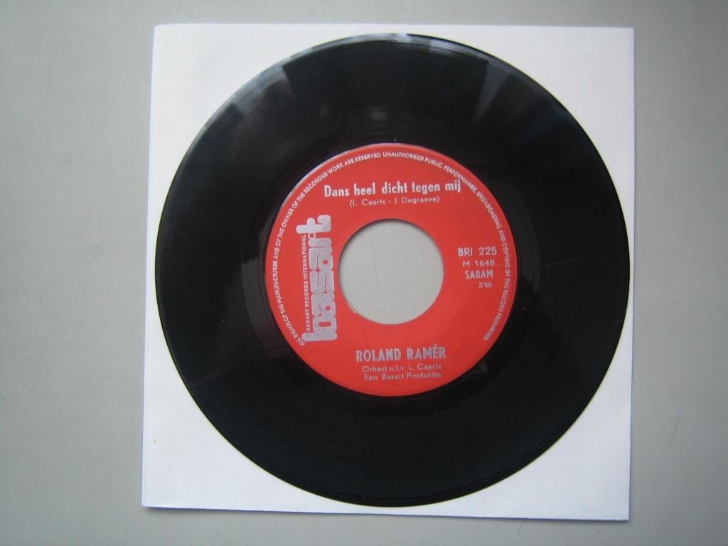 Roland Ramer - Dans heel dicht tegen mij_, Ophalen of Verzenden, Gebruikt, 7 inch, Levenslied of Smartlap