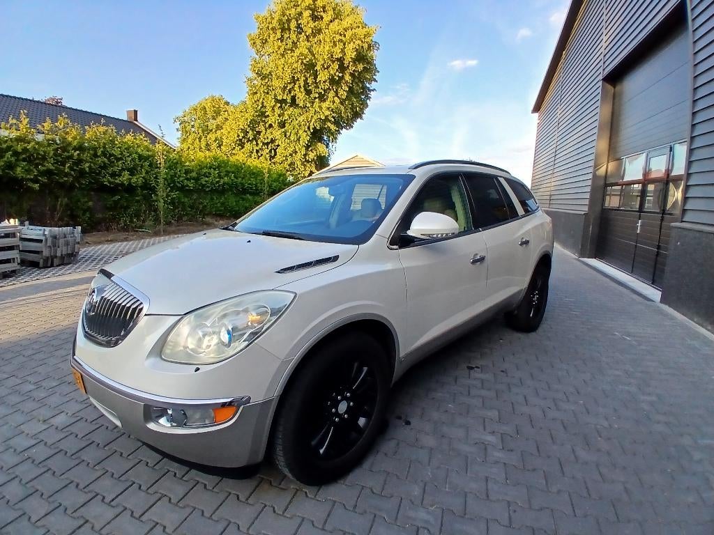 Buick Enclave 2008 7zits LPG G3, Automatische klimaatregeling, Beige, 2000 kg, Wit