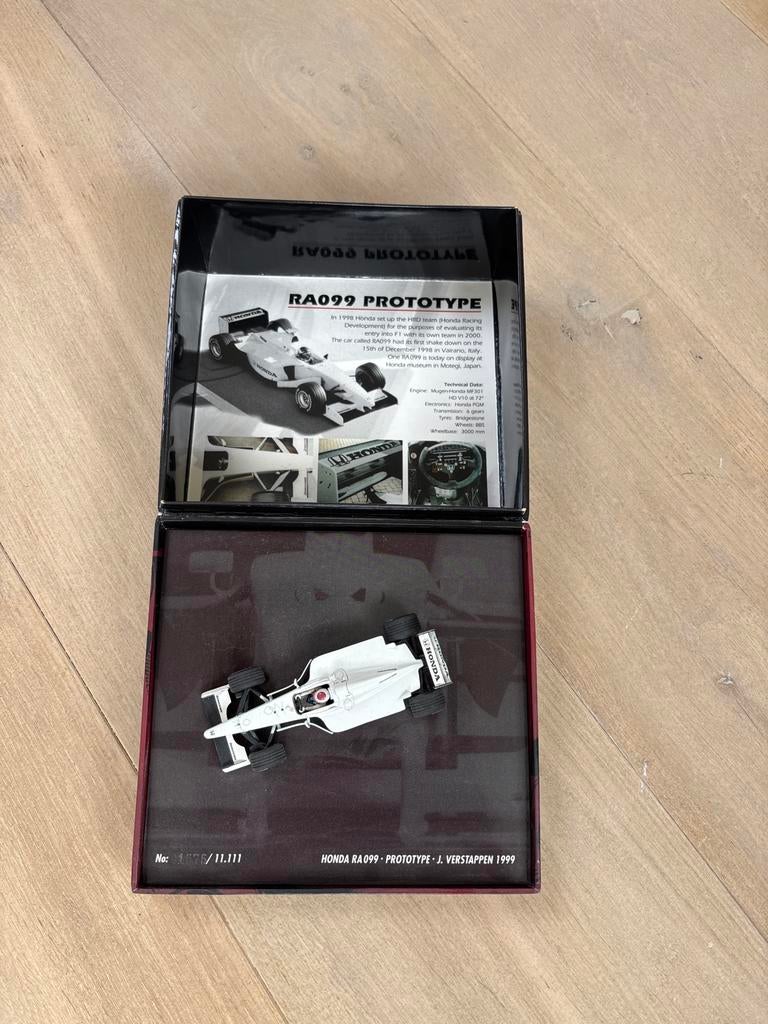 Honda RA099 Prototype J. Verstappen 1999 schaalmodel, Overige merken, 1:50 of kleiner, Auto, Ophalen of Verzenden