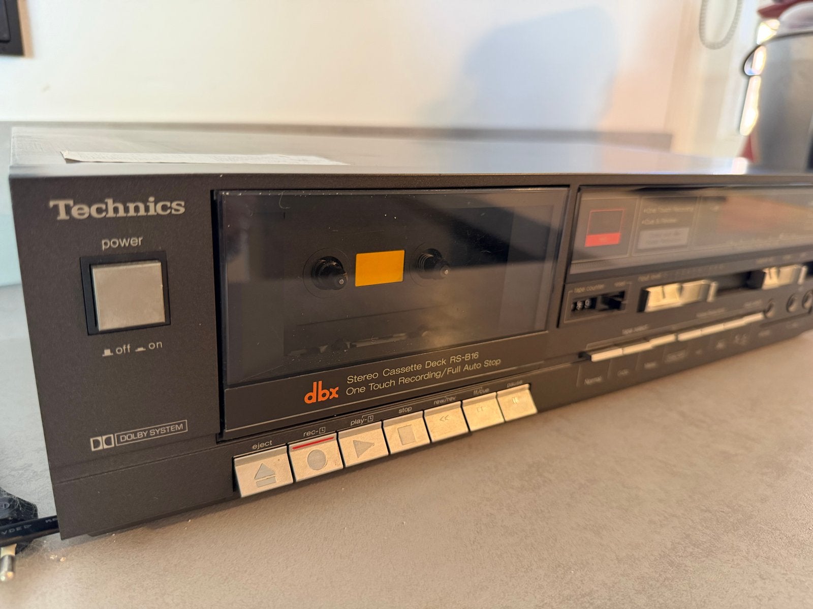 Technics RS-B16 Stereo Cassettedeck met Dolby System, Audio, Tv en Foto, Cassettedecks, Ophalen of Verzenden, Enkel, Overige merken