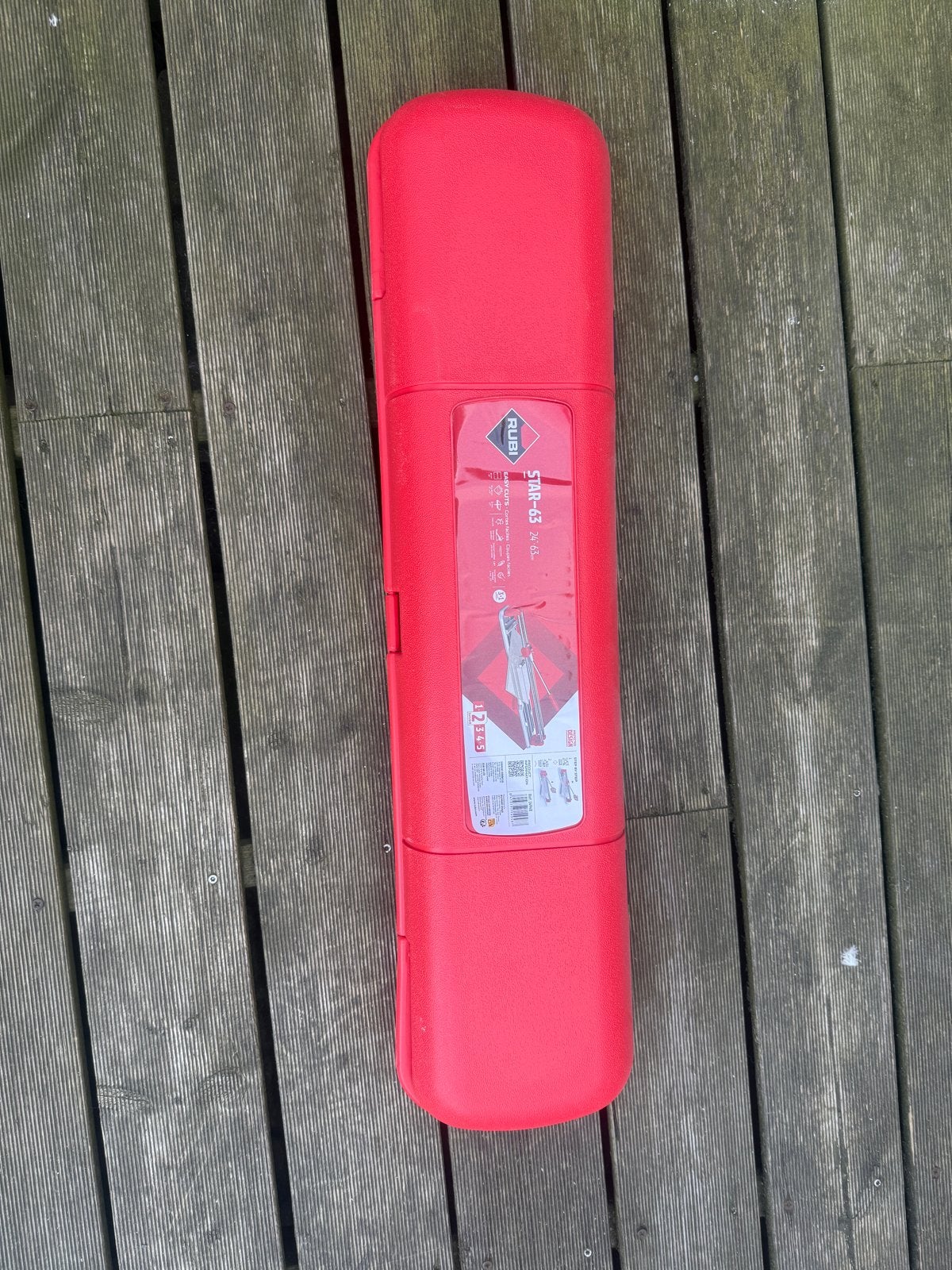 Rubi Star-63 tegelzaagsnijder met koffer - 63 cm, Ophalen of Verzenden, Nieuw, Snijgereedschap, Rubi