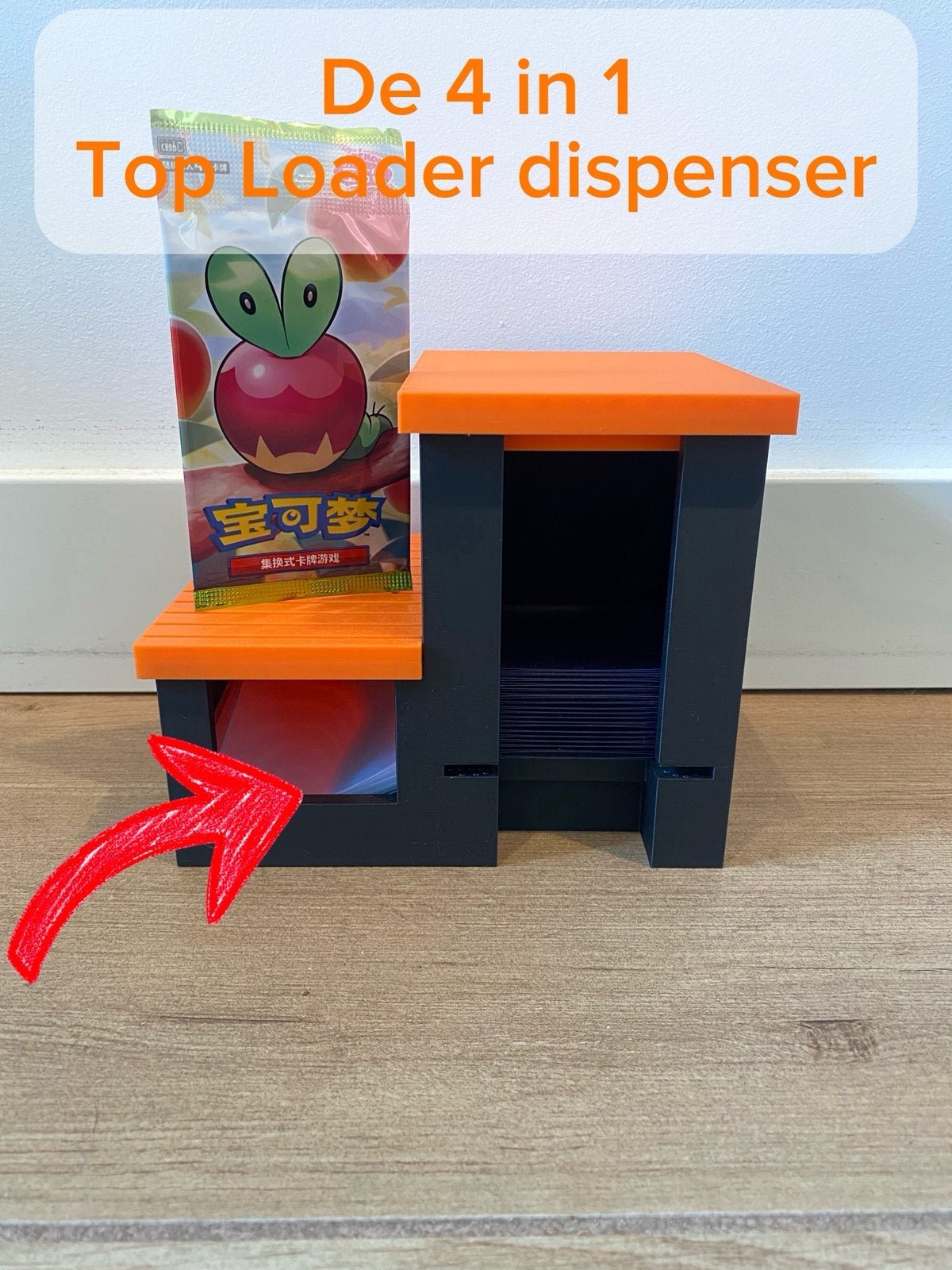 4-in-1 Top Loader Dispenser - Diverse Kleuren Beschikbaar, Ophalen of Verzenden, Nieuw, Sleeves of Kaarthoesjes