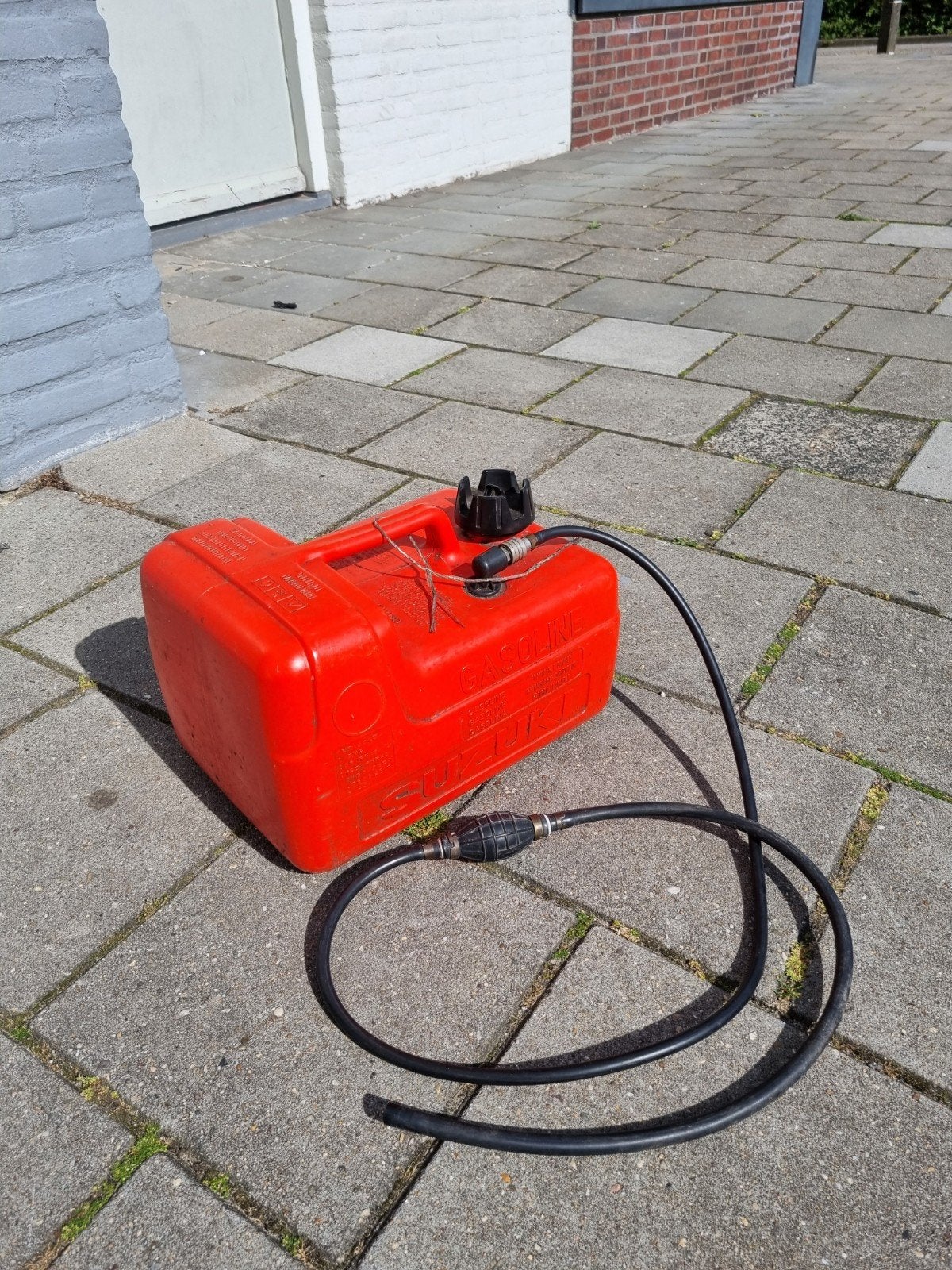 Suzuki brandstoftank met slang, Watersport en Boten, Ophalen, Gebruikt, Motor en Techniek