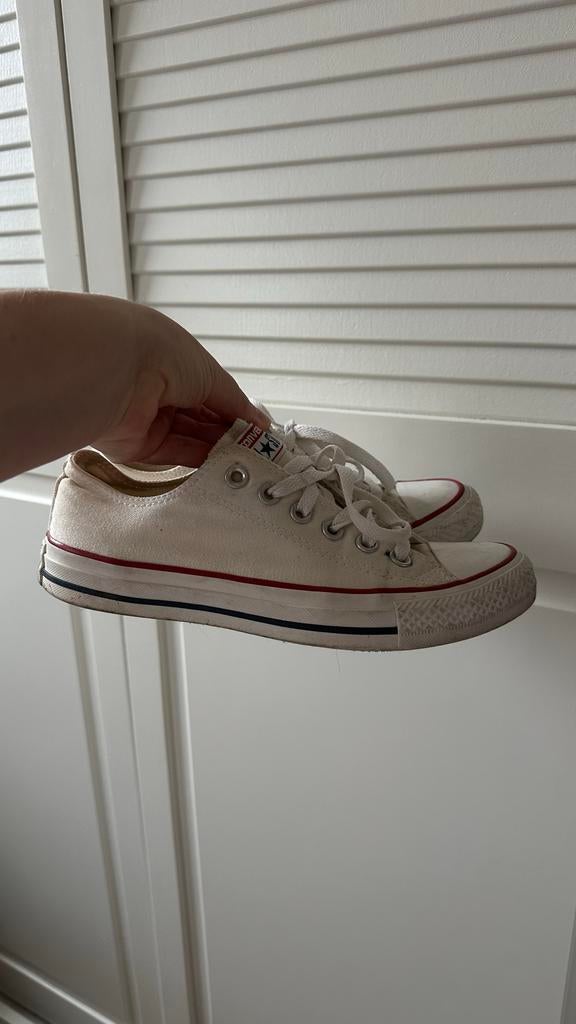 Witte Converse All Star Sneakers Maat 37, Ophalen of Verzenden, Zo goed als nieuw, Wit, Sneakers of Gympen