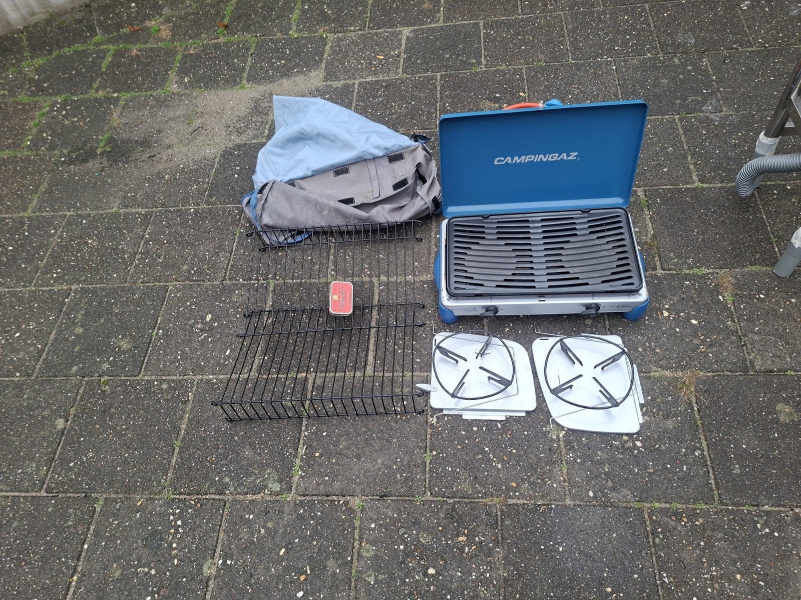 kooktoestel met bakplaat, Ophalen, Zo goed als nieuw