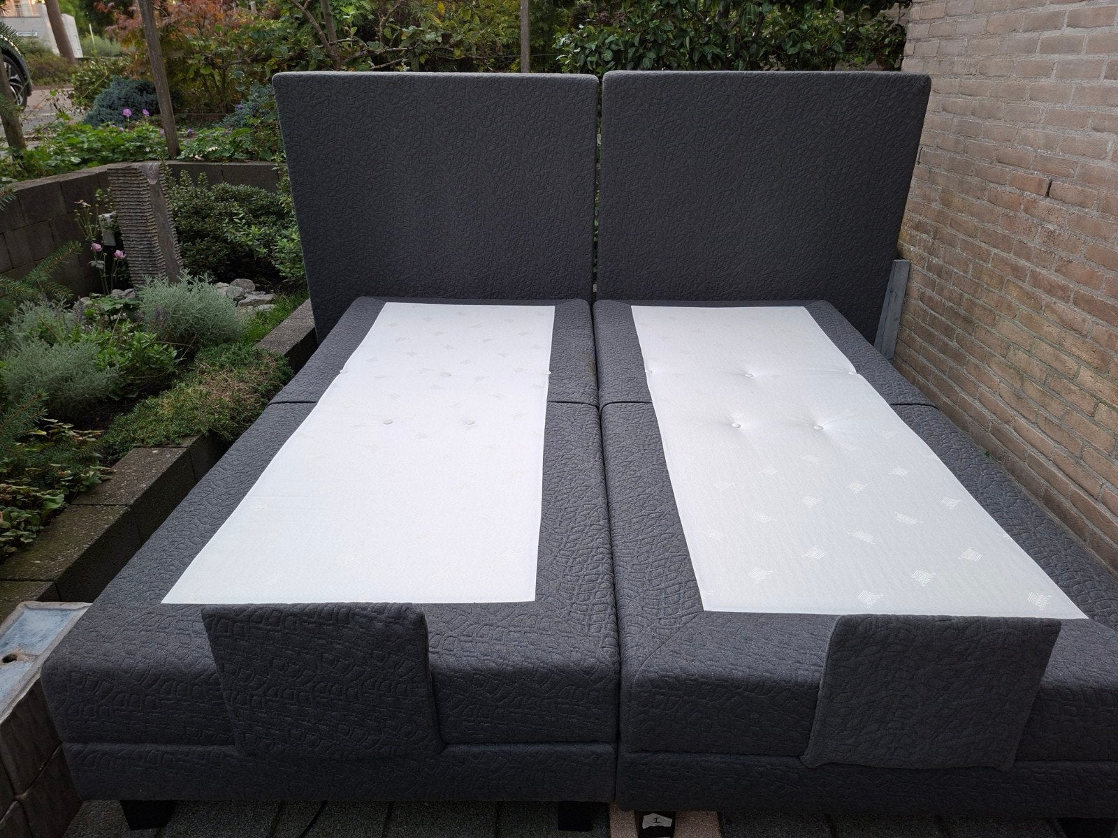 Decupré 2 Eenpersoons Boxspring electrisch verstelbaar, Ophalen, Verstelbaar, 90 cm, Eenpersoons