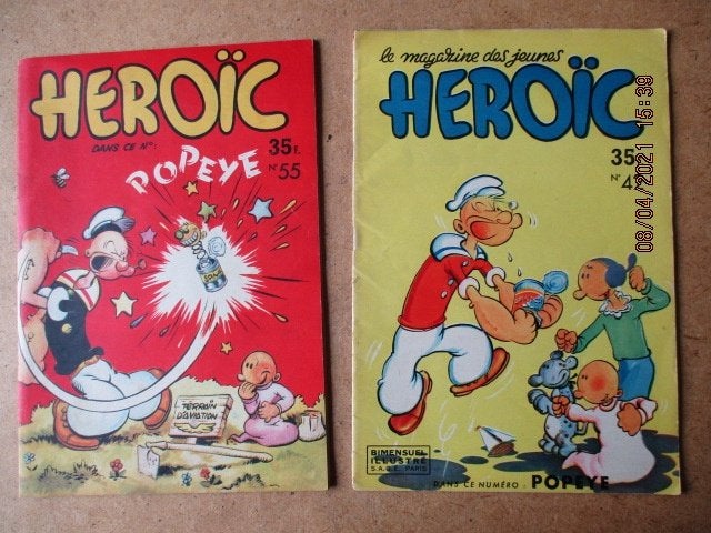adv0848 heroic frans, Eén stripboek, Ophalen, Gelezen