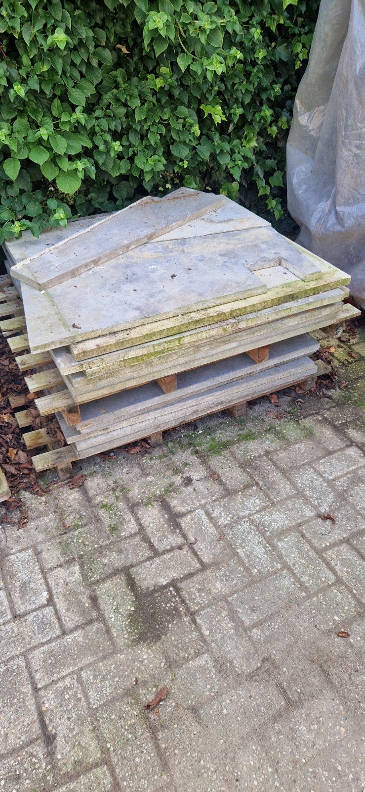 Chinees hardsteen 1m x 1m, Ophalen of Verzenden
