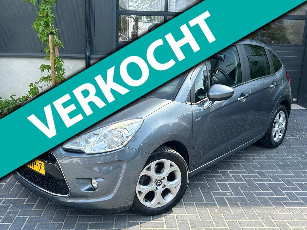 Citroen C3 1.6 VTi Exclusive | Pano | PDC | Clima | Trekhaak, Voorwielaandrijving, Euro 5, Stof, Zwart