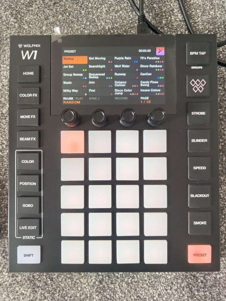 Wolfmix W1 MK2 DMX lichtcontroller, Muziek en Instrumenten, Licht en Laser, Ophalen of Verzenden, Zo goed als nieuw, Licht