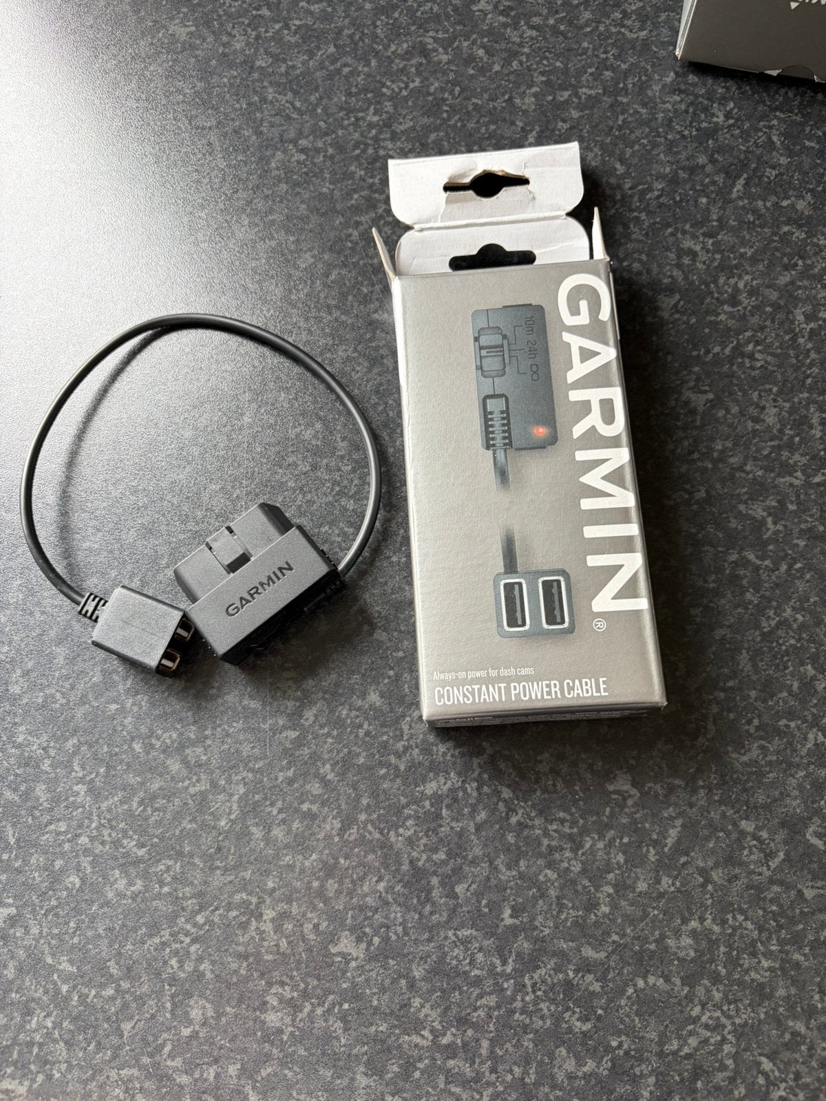 garmin dashcam obd constant power cable, Auto diversen, Dashcams, Ophalen of Verzenden, Nieuw