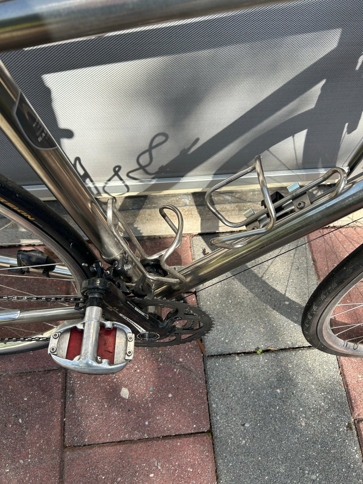 Titanium racefiets Aeolus, framemaat 54, Campagnolo Super Re, 10 tot 15 versnellingen, Zo goed als nieuw, 53 tot 57 cm, Overige merken