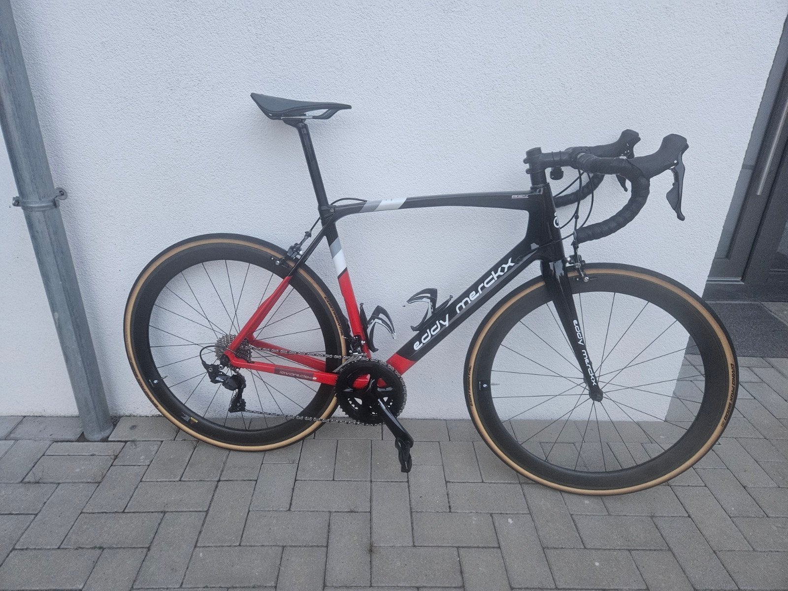 Eddy Merckx Lavaredo68, Carbon, Velgrem, Zo goed als nieuw, Meer dan 20 versnellingen