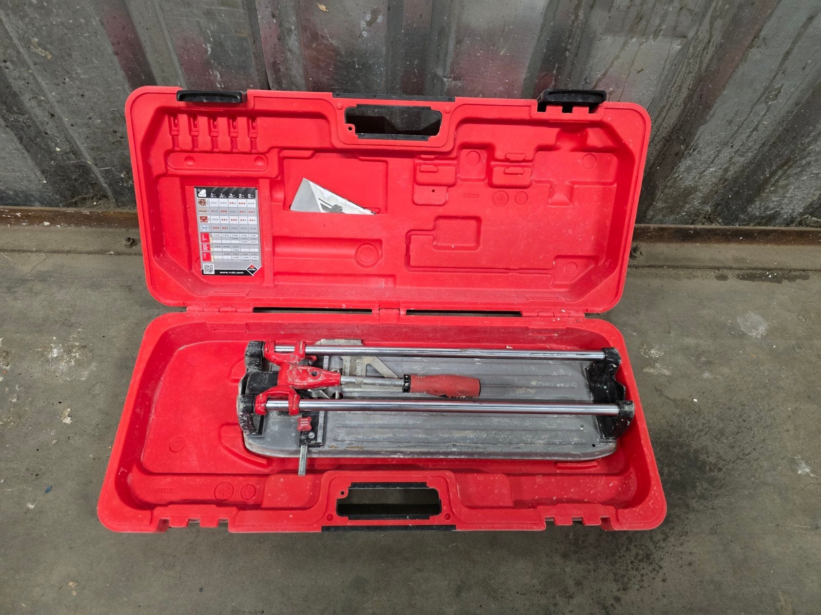 Rubi TS Max 43 tegelsnijder 430mm, Ophalen of Verzenden, Gebruikt