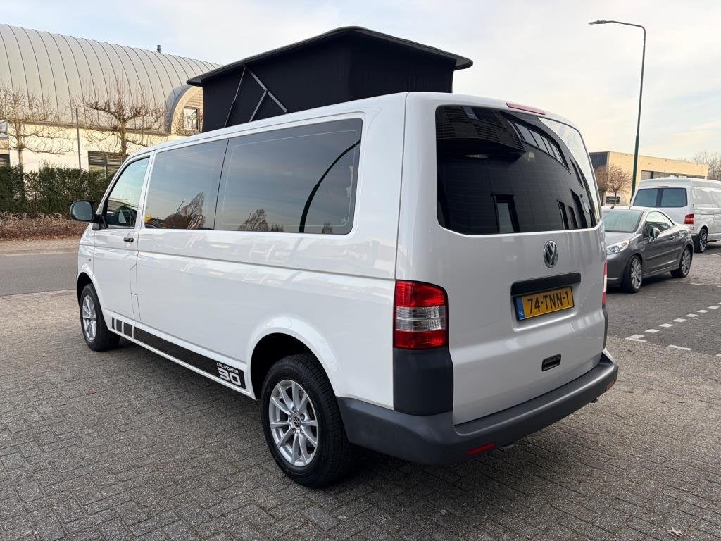 Volkswagen Transporter Camper 9-Persoons LPG Uniek, Voorwielaandrijving, 12 maanden, 116 pk, Wit