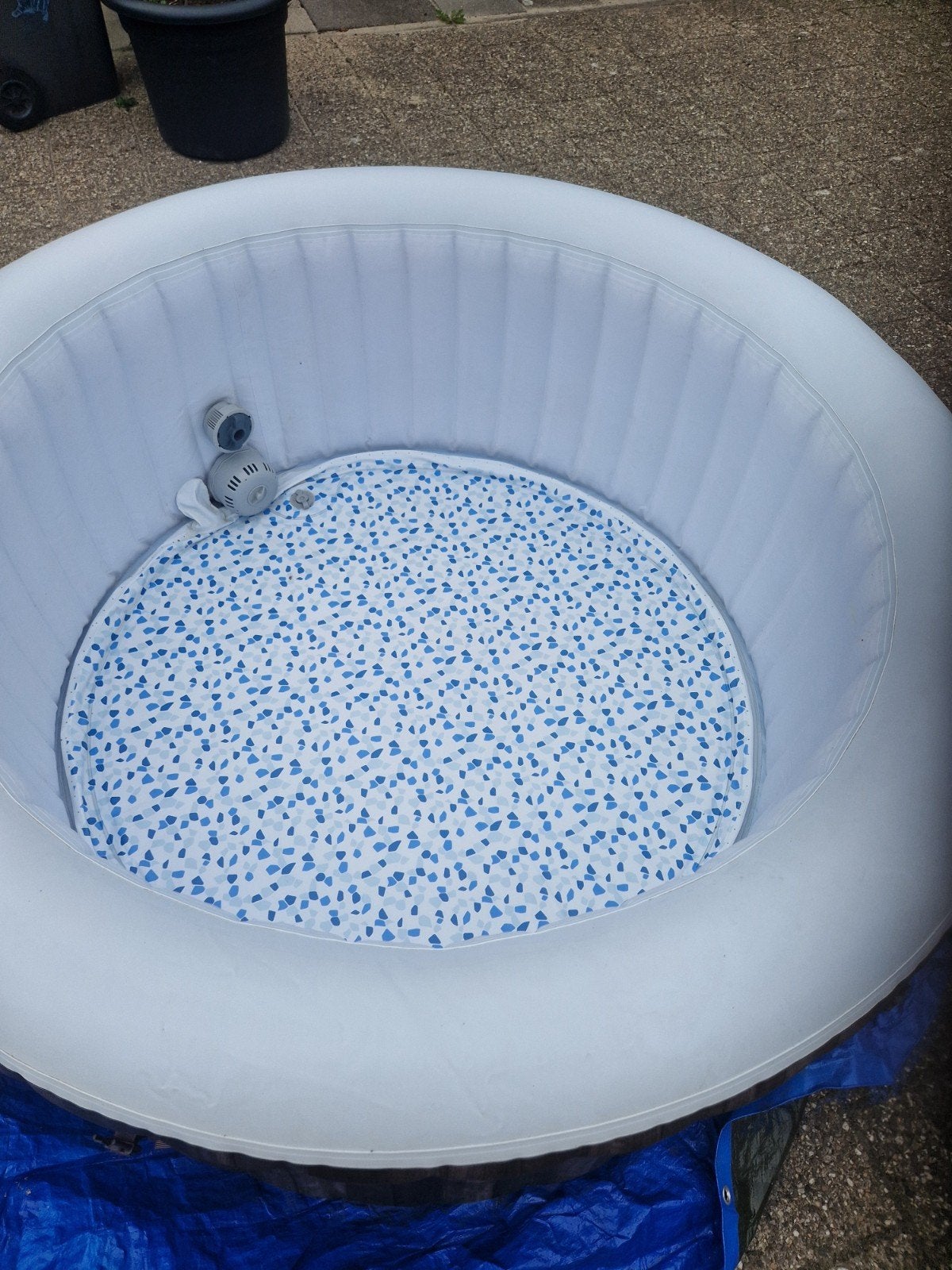 Lay-Z-Spa opblaasbare jacuzzi met accessoires, Ophalen, Gebruikt, Rond, Opzetzwembad