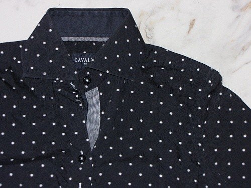 34 CAVALLARO stippen stretch blouse, Ophalen of Verzenden, Zo goed als nieuw, Maat 34 (XS) of kleiner, Overige kleuren