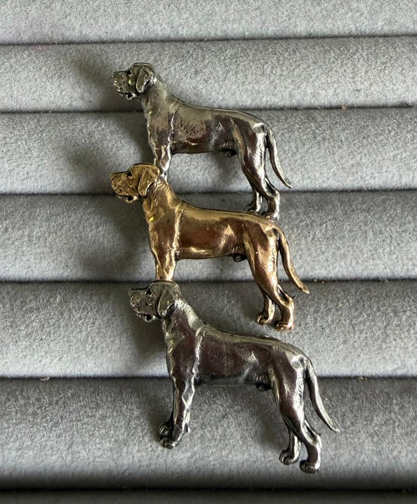 Broholmer speldjes, Ophalen of Verzenden, Zo goed als nieuw, Zilver, Overige materialen