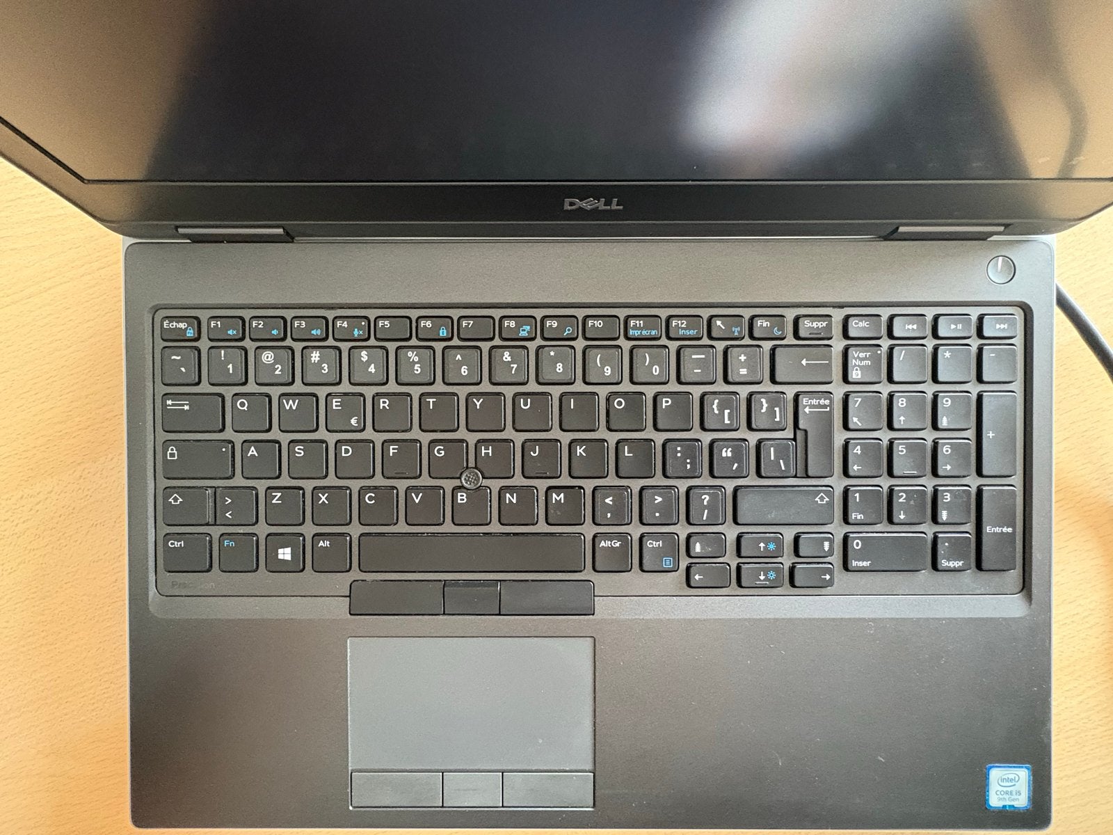 Dell Precision 7540 i5 9e gen 16GB 512SSD Quadro T2000 QWERT, Computers en Software, Windows Laptops, Computerit, Met videokaart