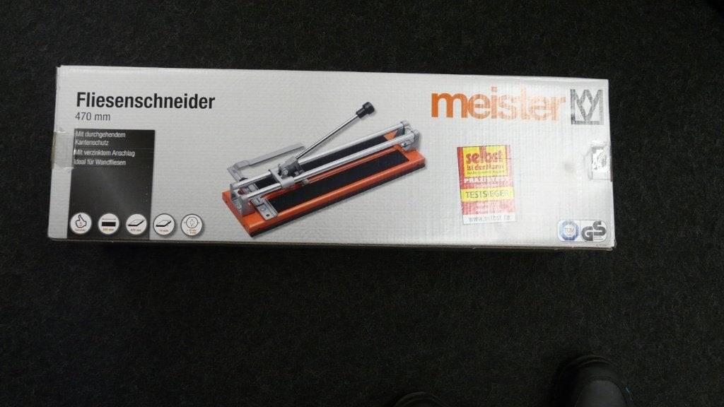 Tegelsnijder 470mm Meister, Ophalen, Nieuw, Overige soorten