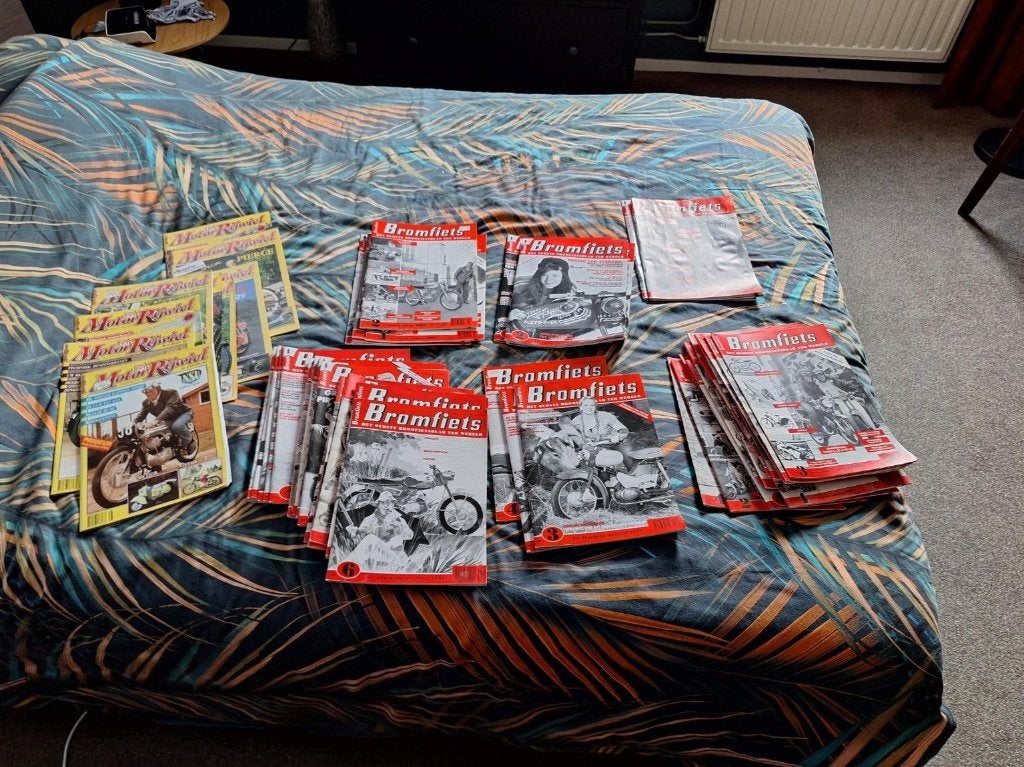bromfietsblad, Ophalen, Gebruikt