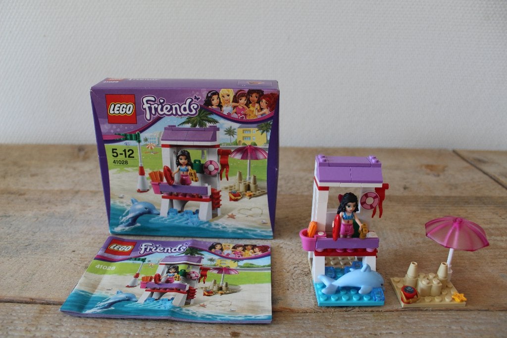 Lego Friends 41028 Emma's reddingspost, Inclusief instructies, Lego, Friends, Ophalen of Verzenden