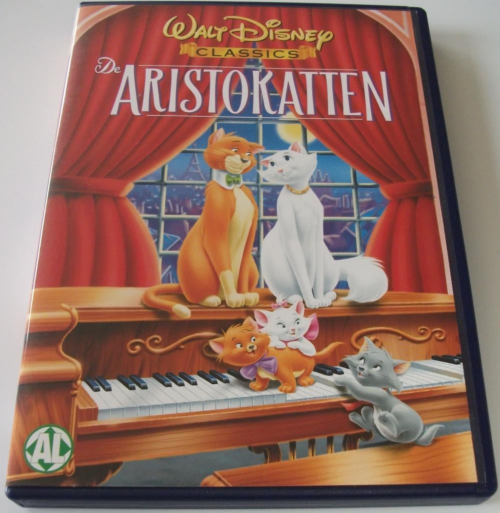 Dvd *** ARISTOKATTEN *** Walt Disney, Avontuur, Alle leeftijden, Ophalen of Verzenden, Zo goed als nieuw