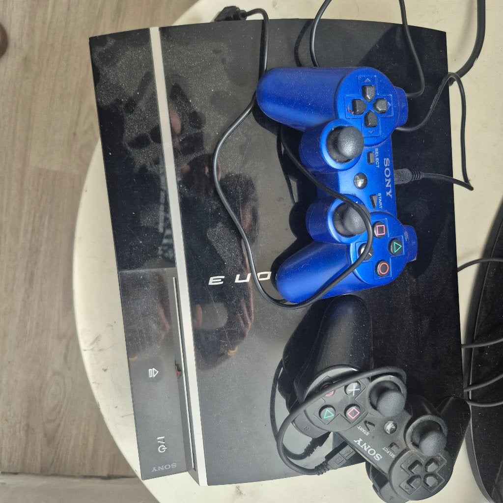 Playstation 3, Spelcomputers en Games, Spelcomputers | Sony PlayStation 3, Ophalen, Gebruikt, Met 2 controllers, Slim