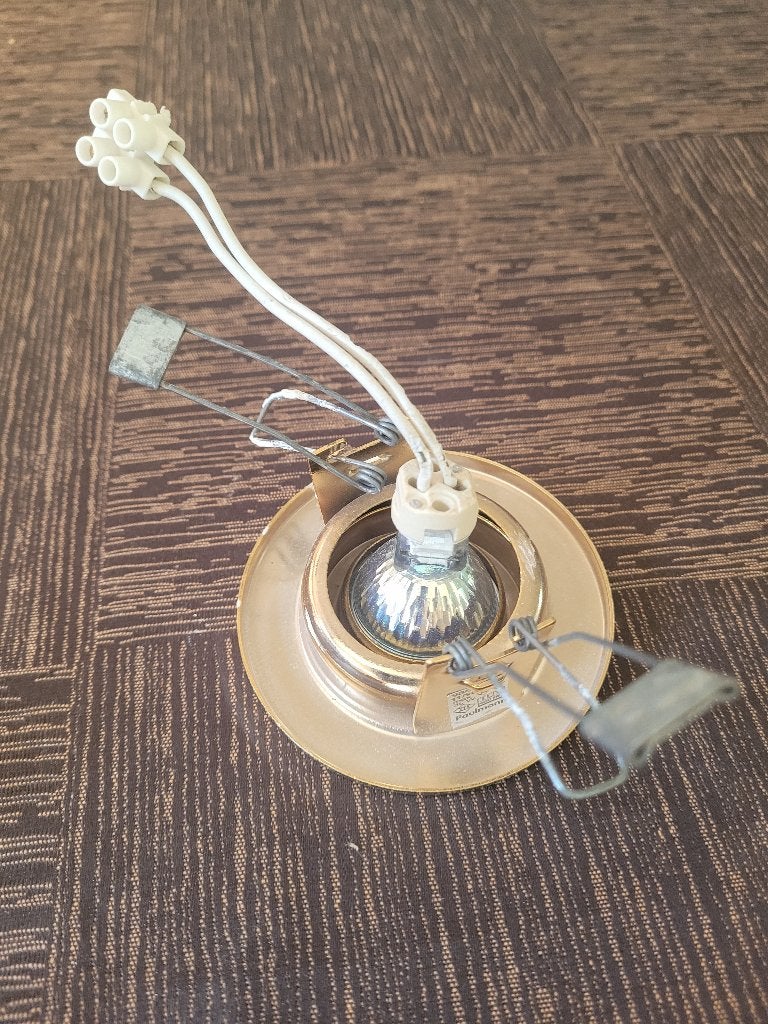 spotjes, Huis en Inrichting, Lampen | Spots, Ophalen, Gebruikt, Halogeen, Inbouwspot