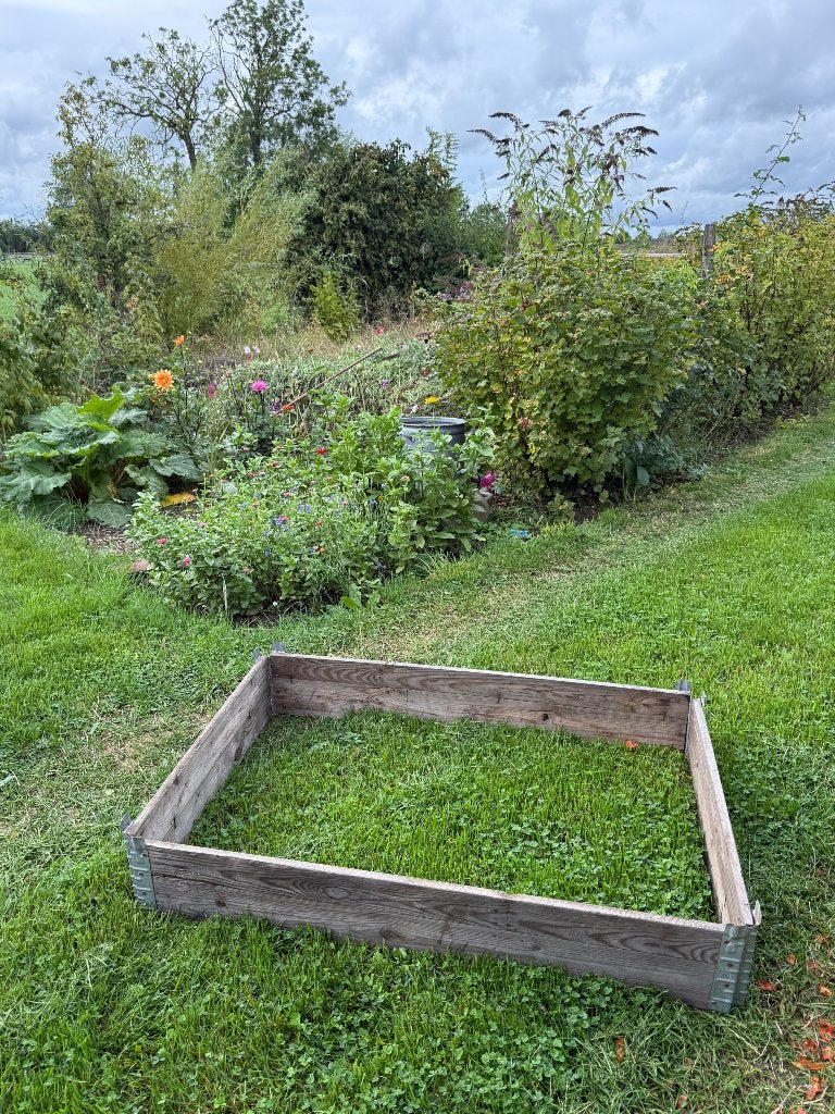 Palletranden / moestuin bakken, Ophalen, Gebruikt, Minder dan 30 cm, 100 cm of meer