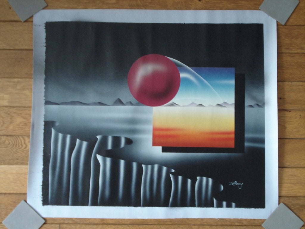Print op doek., 50 – 75, Oorspronkelijke maker, Overige typen, Ophalen of Verzenden