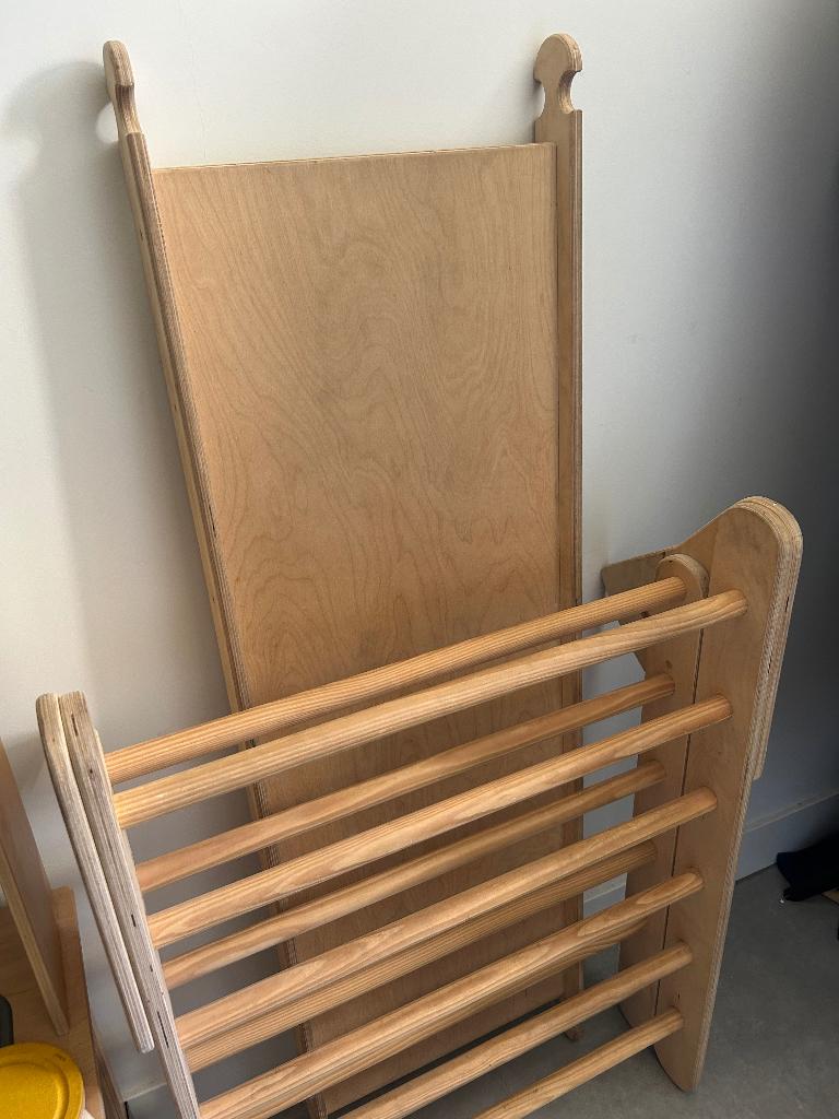 Pikler klimdriehoek met glijbaan, Ophalen, Gebruikt, Meubelstuk of Keukentje