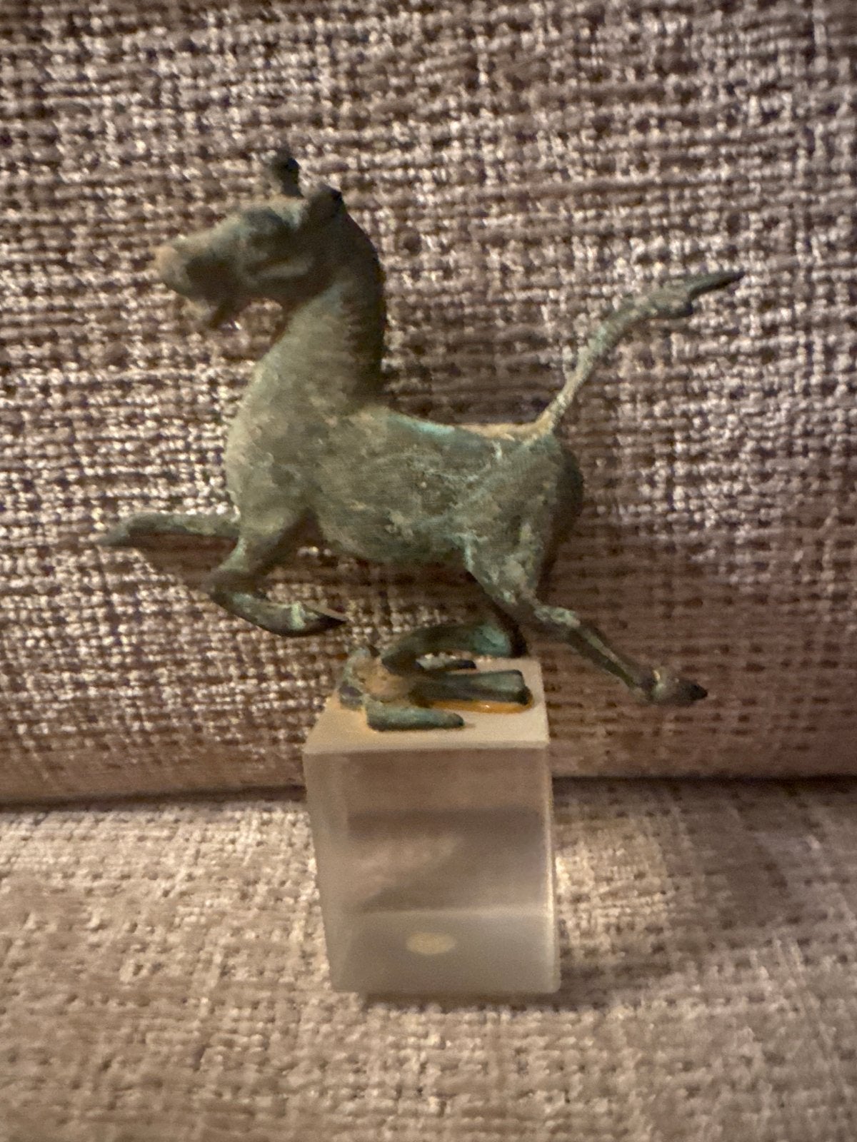 Prachtig Chinees oud bronzen vliegend paard beeld, Ophalen of Verzenden