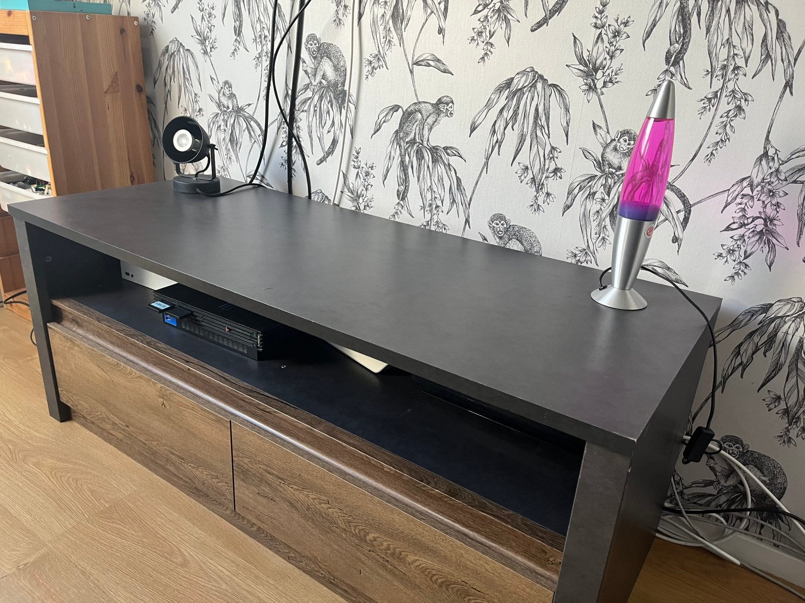 Meubella tvmeubel Monsco, Ophalen, 100 tot 150 cm, Zo goed als nieuw, Minder dan 100 cm